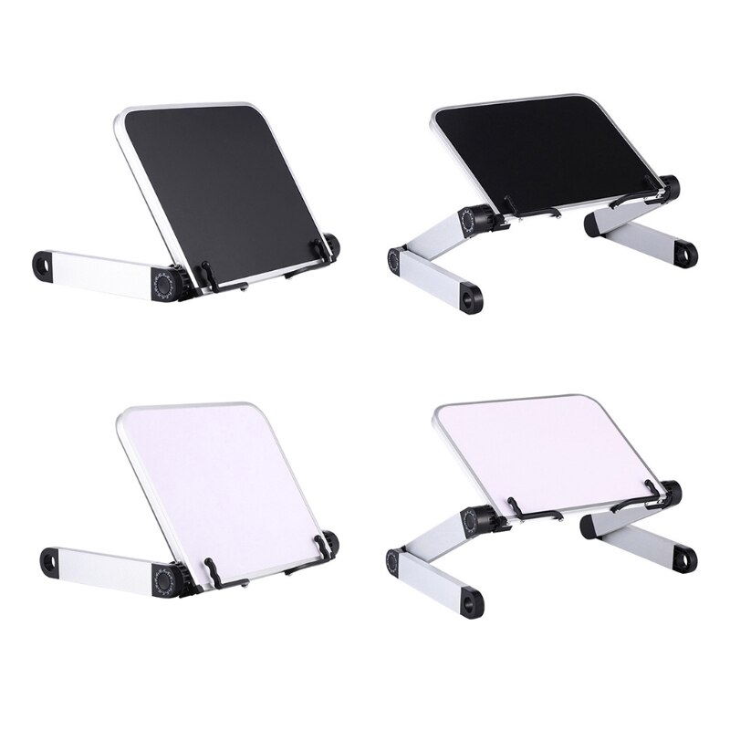 Foldable Reading Book Holder Bookcase Stand 360 Degree Adjustable Support Desk Organizer for Cookbook PC