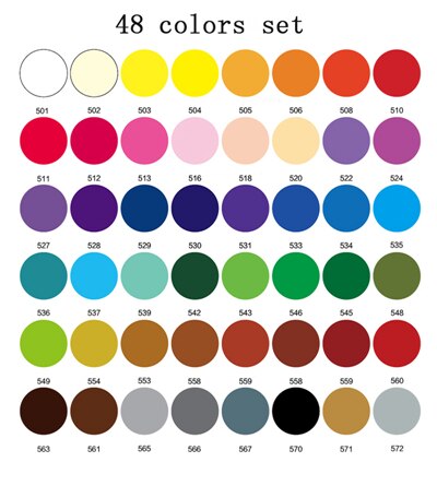 Marco Renoir Color Pencil 24/36/48/72 Drawing Colored pencils Metal box Color pencil Lapis de Cor School Supplies: 48 colors set