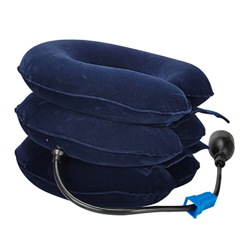 Air gonflable col Cervical cou Traction tracteur soutien Massage oreiller soulagement de la douleur Relax soins de santé cou tête civière