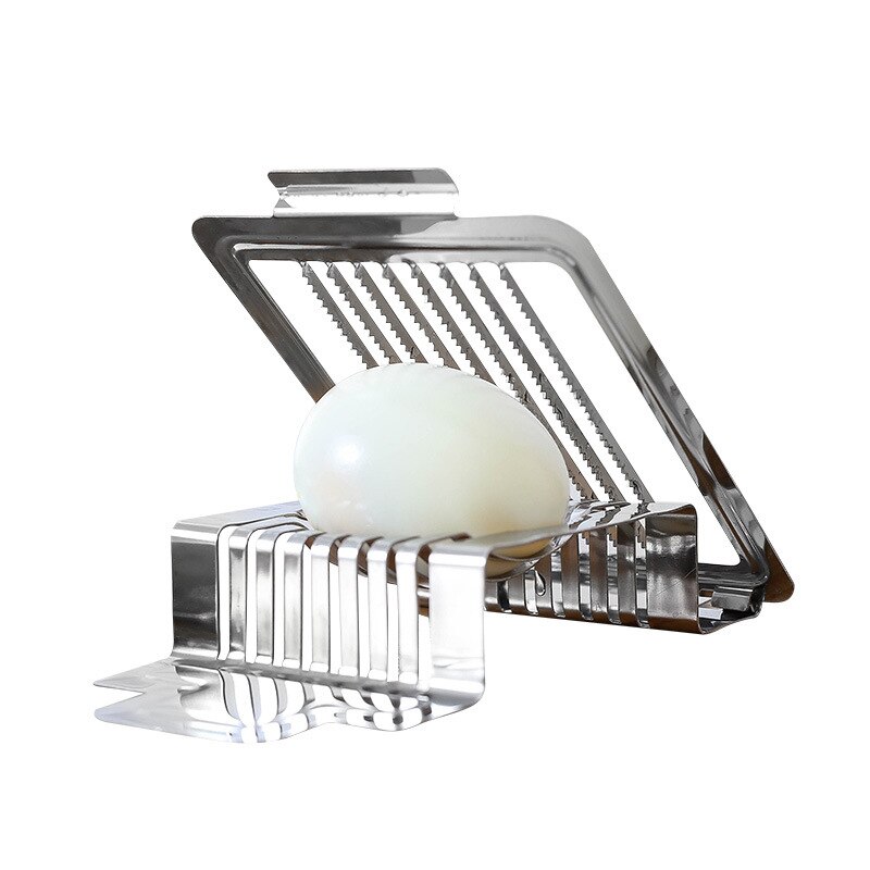 Keuken Gadget Rvs Egg Cutter Multifunctionele Fruit Slicer Paddestoel Tomaat Cutter Keuken Skiving Machine Koken Tool