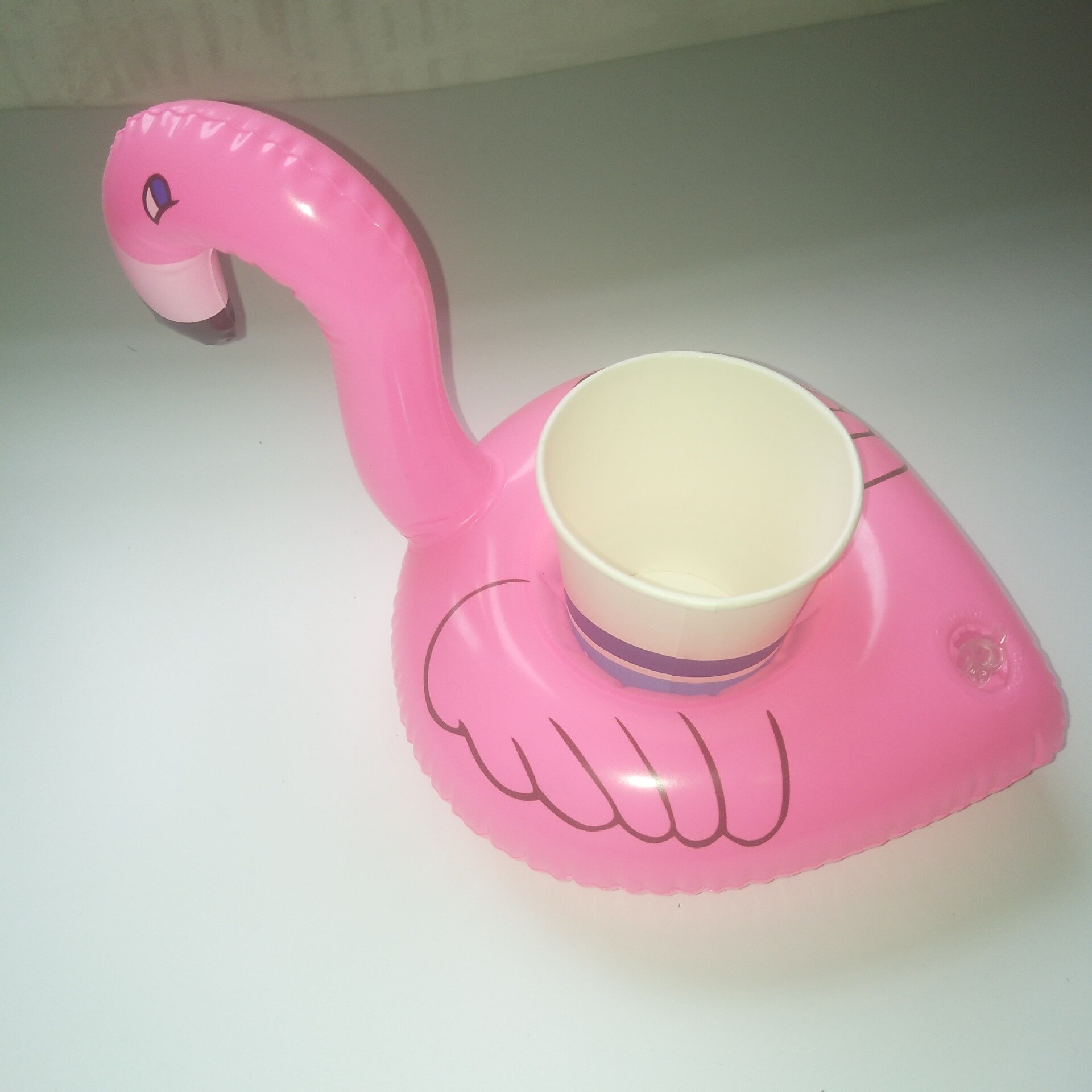 Pvc Opblaasbare Flamingo Zwembad Drinken Bekerhouder Halloween Outdoor Decoraties Watermeloen Cherry Citroen Voetbal Speelgoed