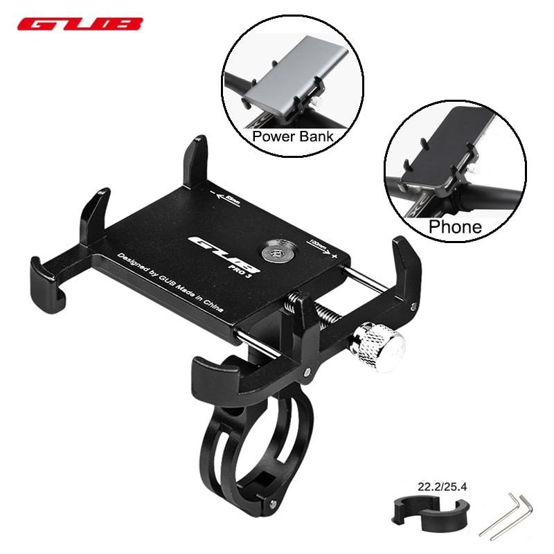 GUB – Support de téléphone portable universel pour vélo, 3.5 à 7.15 pouces, pour Smartphone, GPS, vtt, cyclisme, pour Iphone 7, 8, XS, Huawei