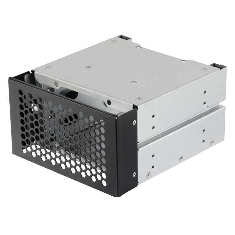 3.5 to 5.25 Three-Disc Hard Disk Cages 2 Chassis Drives in the Chassis 3.5-Inch Hard Disk Box Computer Storage Expansion
