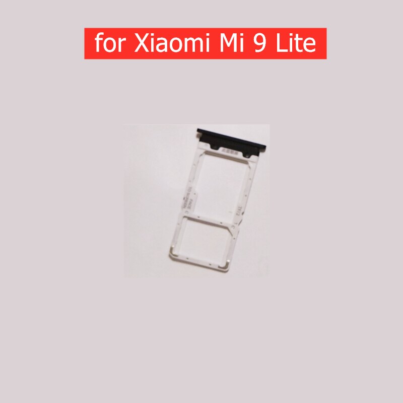 Soporte para bandeja de tarjeta para Xiaomi Mi 9 Lite, adaptador de ranura para tarjeta Micro SD, reparación de piezas de repuesto