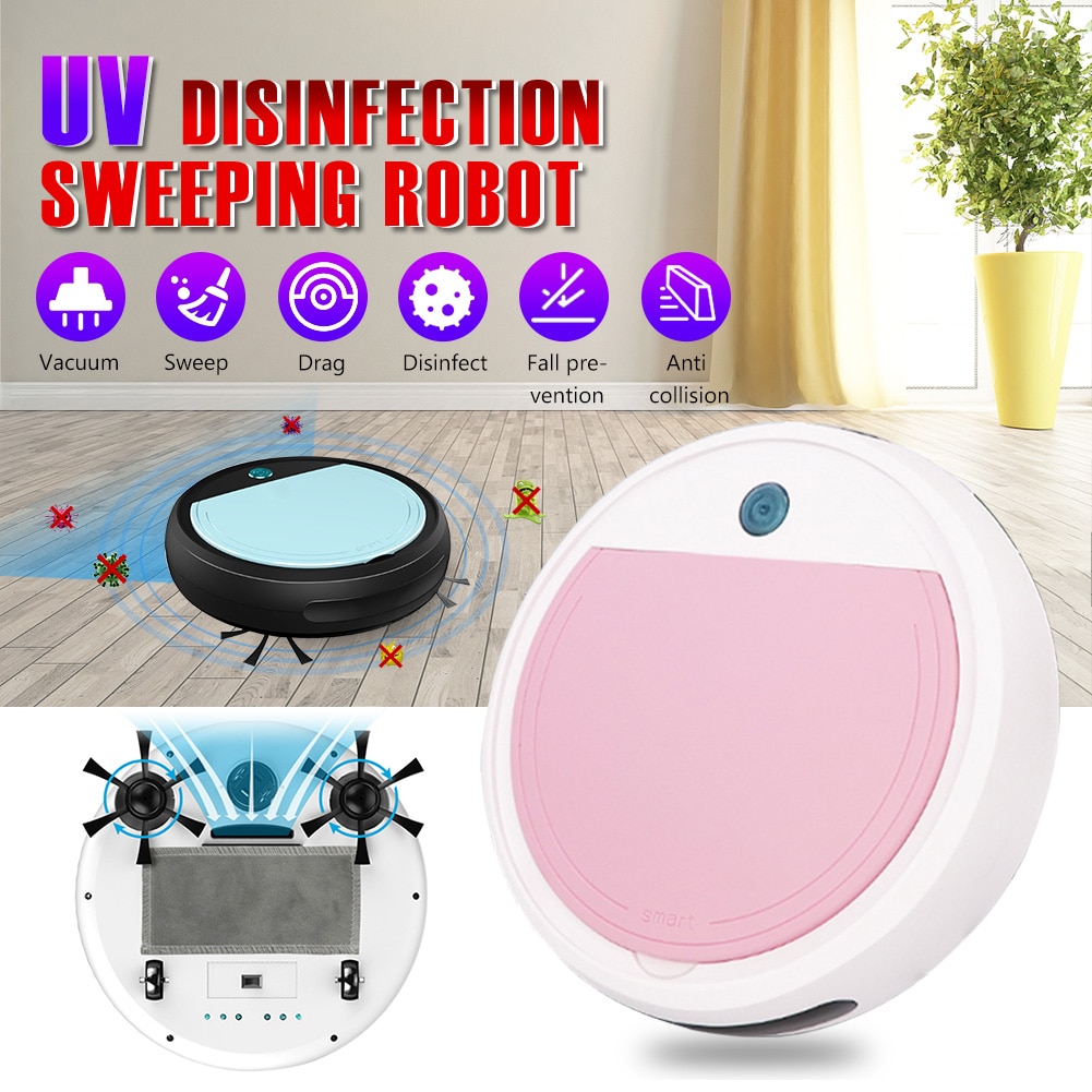 Multifunktionale Clever Boden Reiniger 4-in-1 Auto Wischen Wiederaufladbare Clever Kehr Roboter Trocken Nass Kehr Staubsauger roboter