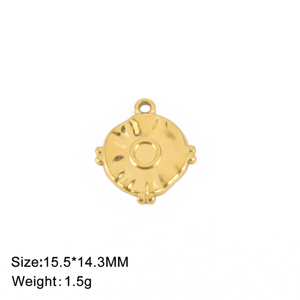 5 stks/partij Zeester Liefde Harten Bedels Voor Handgemaakte Sieraden Diy Rvs Kettingen Armbanden Hangers Accessoires: Goud-kleur