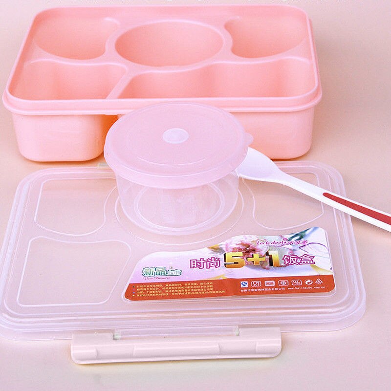 Wheat Microwave Oven Bento Lunch Box Picnic Food Fruit Storage Box Container For Children Adult Case Container Dinner Organizer