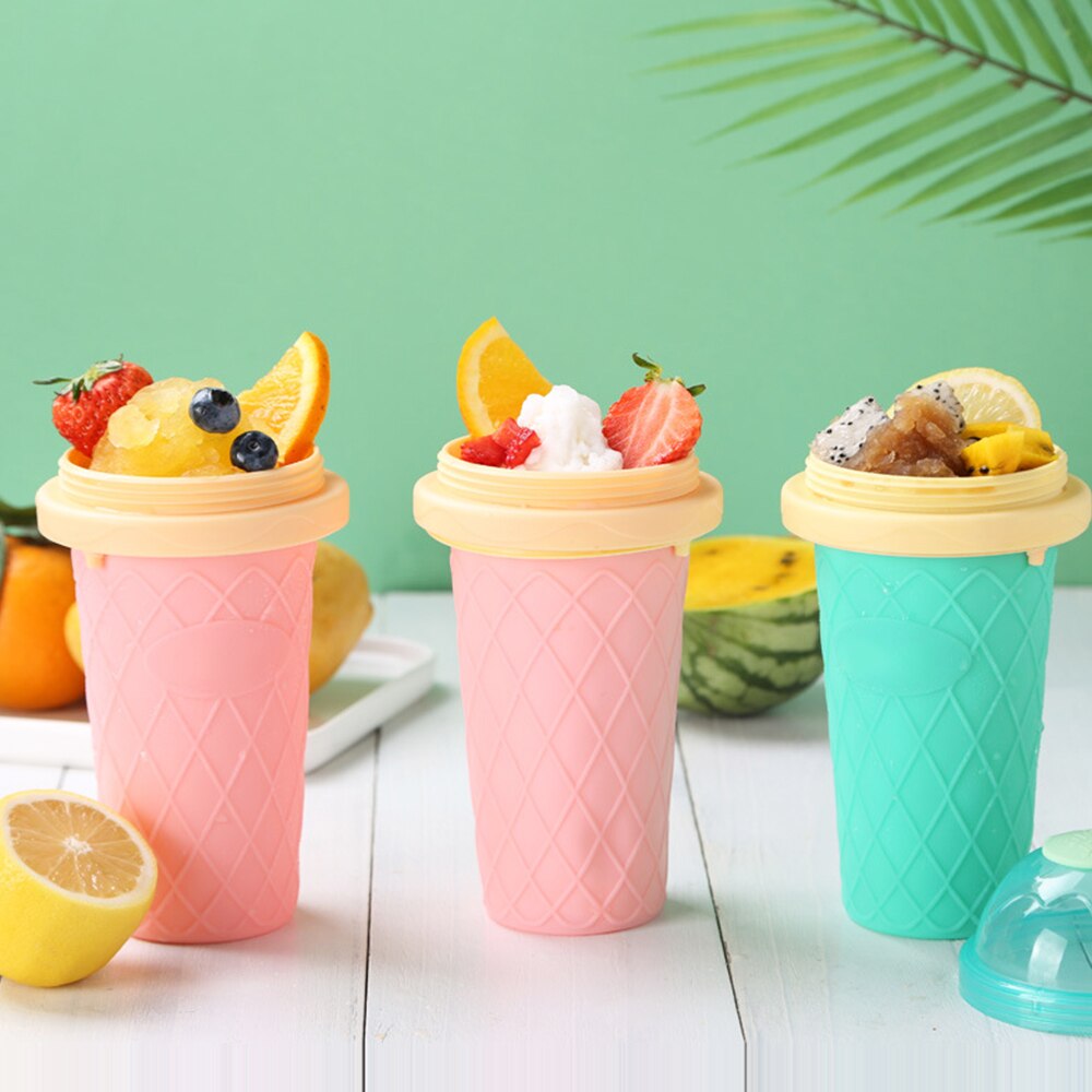 Pinch Smoothie Cup Net Red Homemade Smoothie Cup Quick Frozen Cup Portable Double Juice Ice Cup