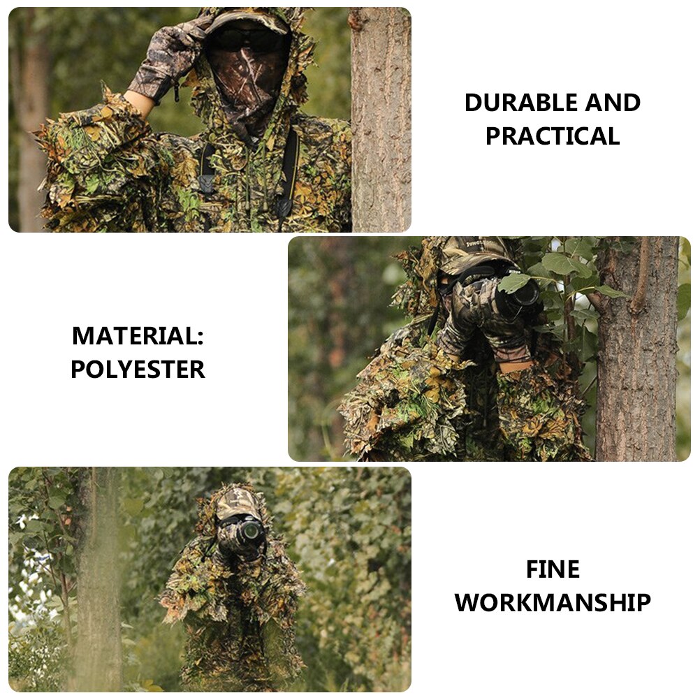 1 Set Lightweight Forest Clothes Camouflage Suit for Outdoor Shooting