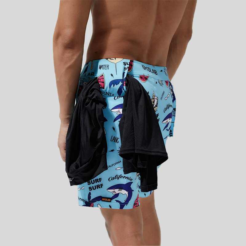 Strand Shorts Mannen Kofferbak Zomer Korte Broek Print Ademend Snel Droog Zwemmen Shorts Plus Size Heren Shorts Zomer Zwembroek