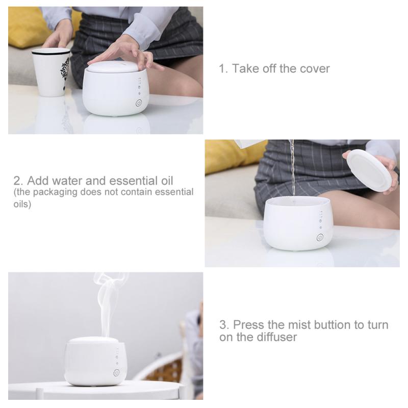 Difusor de aceites esenciales inalámbrico Wifi humidificador de aromaterapia domótica inteligente molde Compatible con Alexa Google Home
