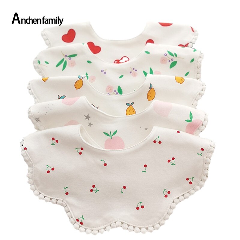 Baby Speeksel Handdoek Slabbetjes 360 Graden Rotatie Leuke Print Burp Doek Zachte Katoenen Baby Slabbetjes Peuter Jongen Meisjes Bib Bandana baby Slabbetjes