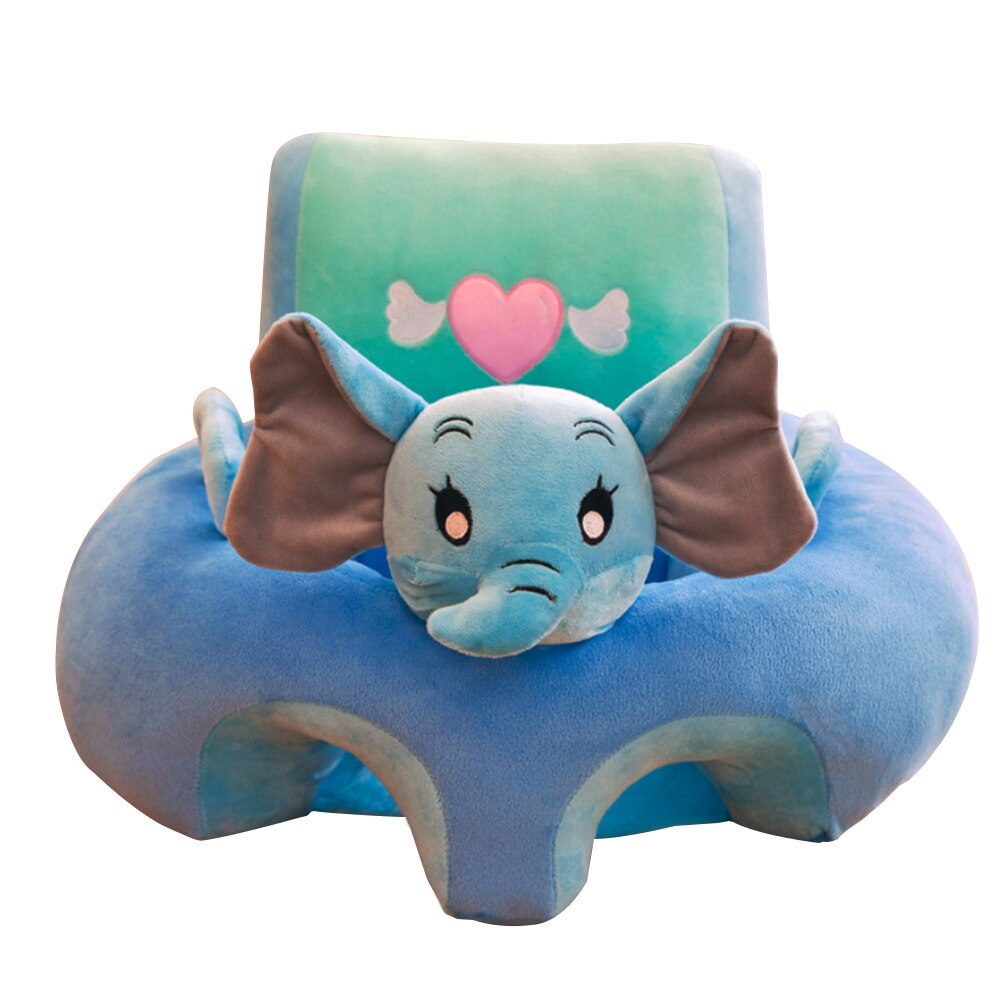 Enfants en peluche canapé Support siège bébé en peluche chaise apprendre à s'asseoir Anti-chute siège couverture enfant en bas âge nid lavable berceau canapé chaise: A