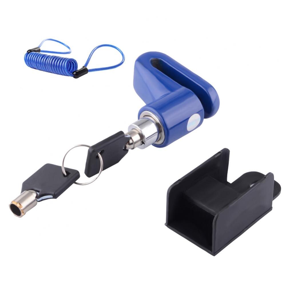 MTB Disc Brake Lock Lock Safety Anti-Theft Motorcycle Bike Bicycle Scooter Wheel Disc Brake Lock: Blauw