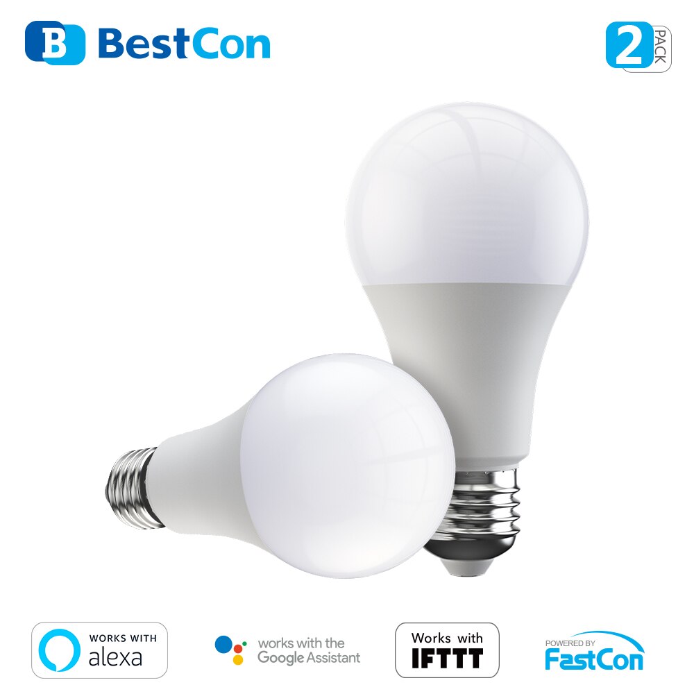 BroadLink Smart Light BestCon LB1 Dimmer LED Bulb Light Voice Control with Google Home & Alexa