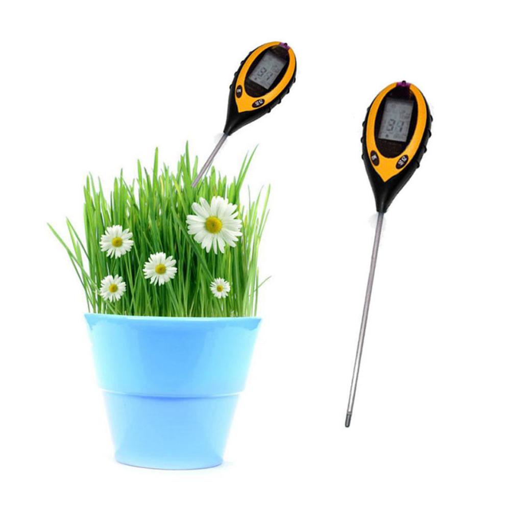 4 in 1 Moisture Temp Flower Meter Soil Moisture Monitor Acidity Measure Tool For Garden Plant Monitor
