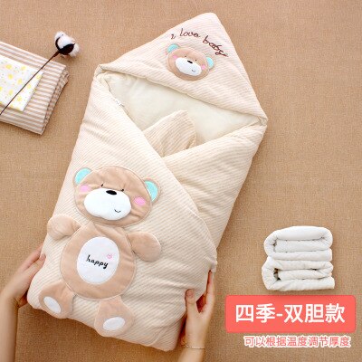 Warm Baby Slaapzak Puur Katoen Slaap Zak Zachte Slaap Zak Anti Kick Quilt Slaapzakken Baby Voor Herfst Winter sleepsack: 9