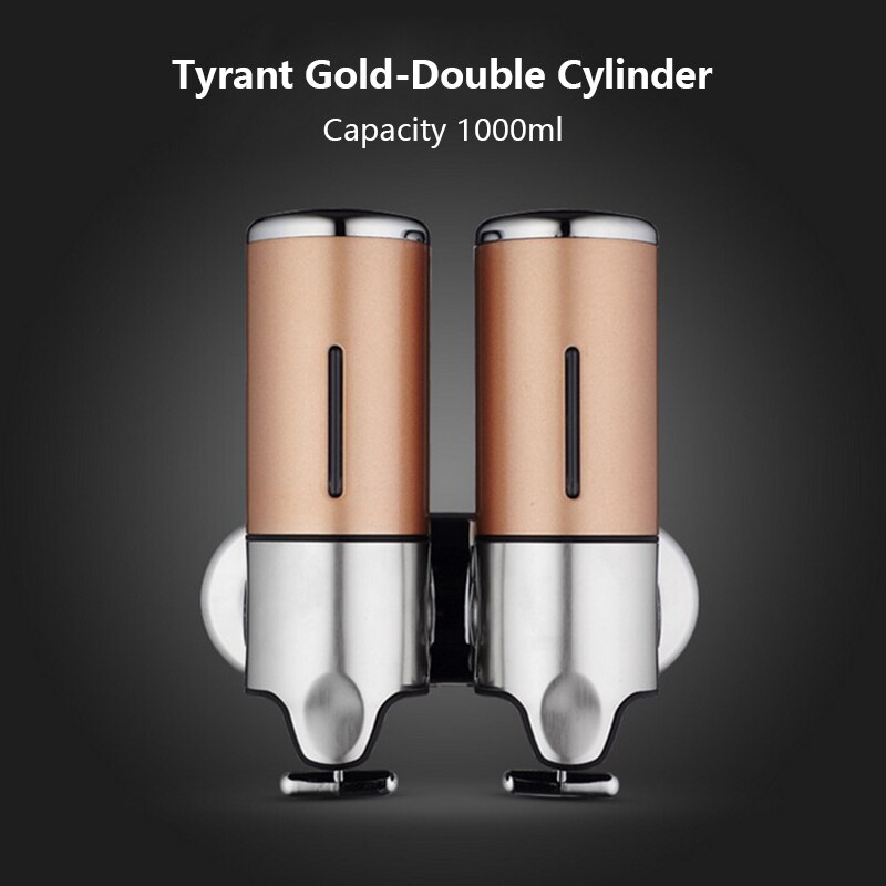 1 Pc 1000ml Hand Soap Dispenser Wall Mount Shower Liquid Dispensers Containers Bathroom Washroom Soap Dispensers Pump: 01