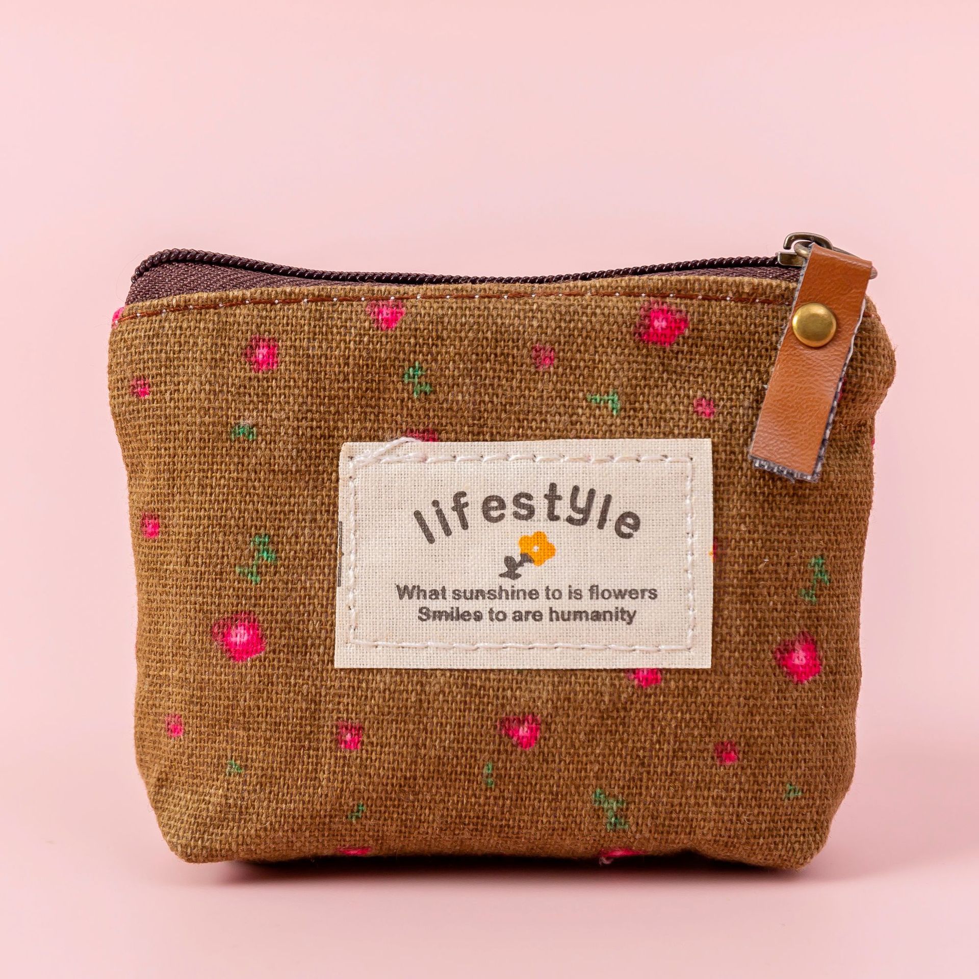 Donne della Tela di Canapa Della Borsa Della Carta di Chiave Mini Borsa Del Sacchetto Della Ragazza Dei Capretti Dei Bambini Carino Piccolo sacchetto della Chiusura Lampo Della Borsa Della Moneta del Supporto di Carta Del Sacchetto Del Raccoglitore cassa Del Sacchetto Del Sacchetto: 10