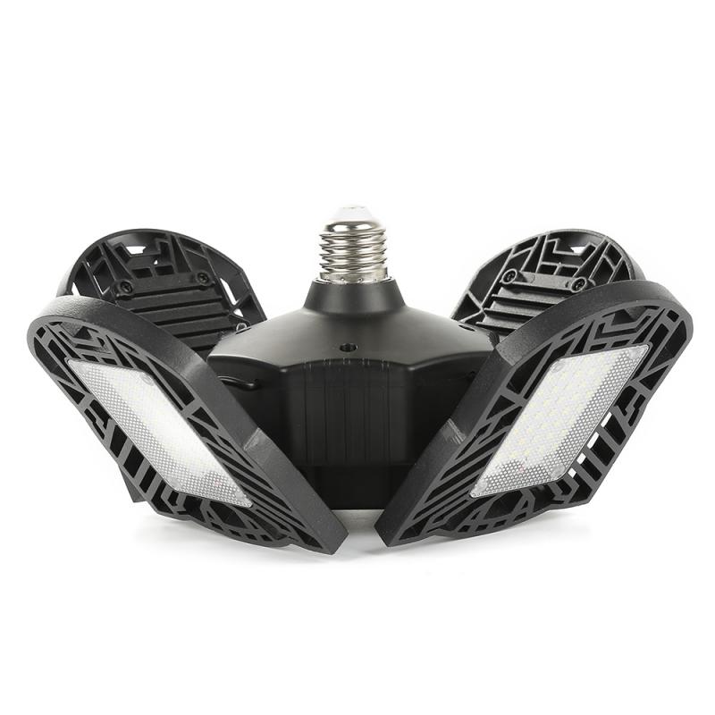 120w ledet garasjelampe industriell belysning deformerbar fireblad folding super lys 12000lm hjem pilsner verksted taklampe