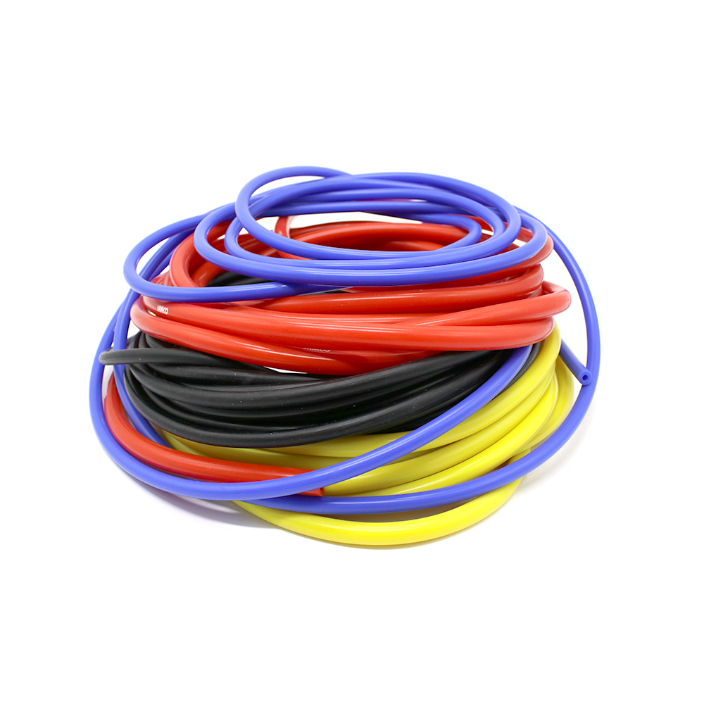 Universal silikon vakuumslang silikonslang blå röd svart biltillbehör 5 meter 3mm/4mm/6mm/8mm