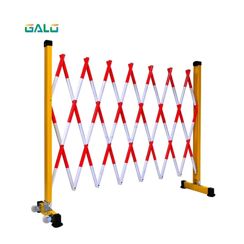 138 stóp szerokości FRP na zewnątrz tymczasowy parking chowany nożycowy płot kontrola tłumu bezpieczeństwo ruchu składane rozszerzanie bariery