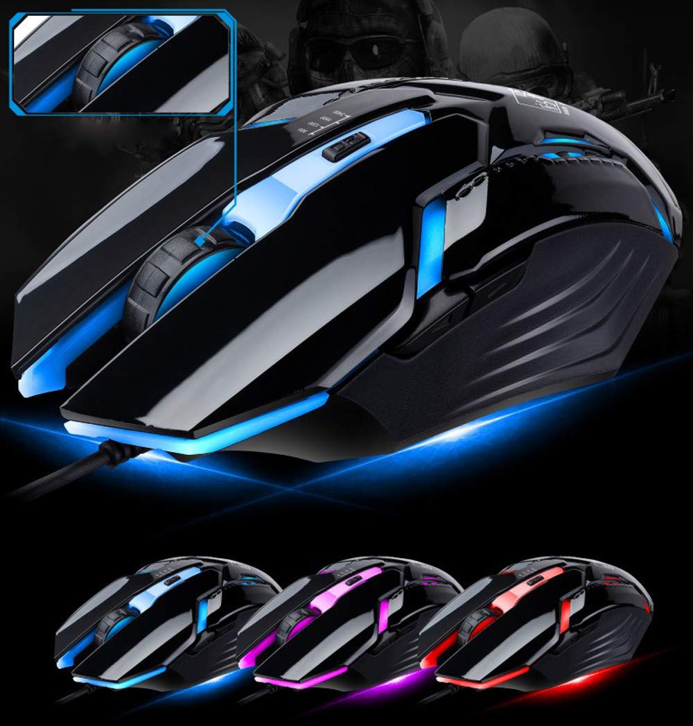 Gaming Keyboard and Mouse Combo G700 104 Keys Wired Ergonomic LED Backlit PC Gaming Keyboard Mouse Set for PC Gamer