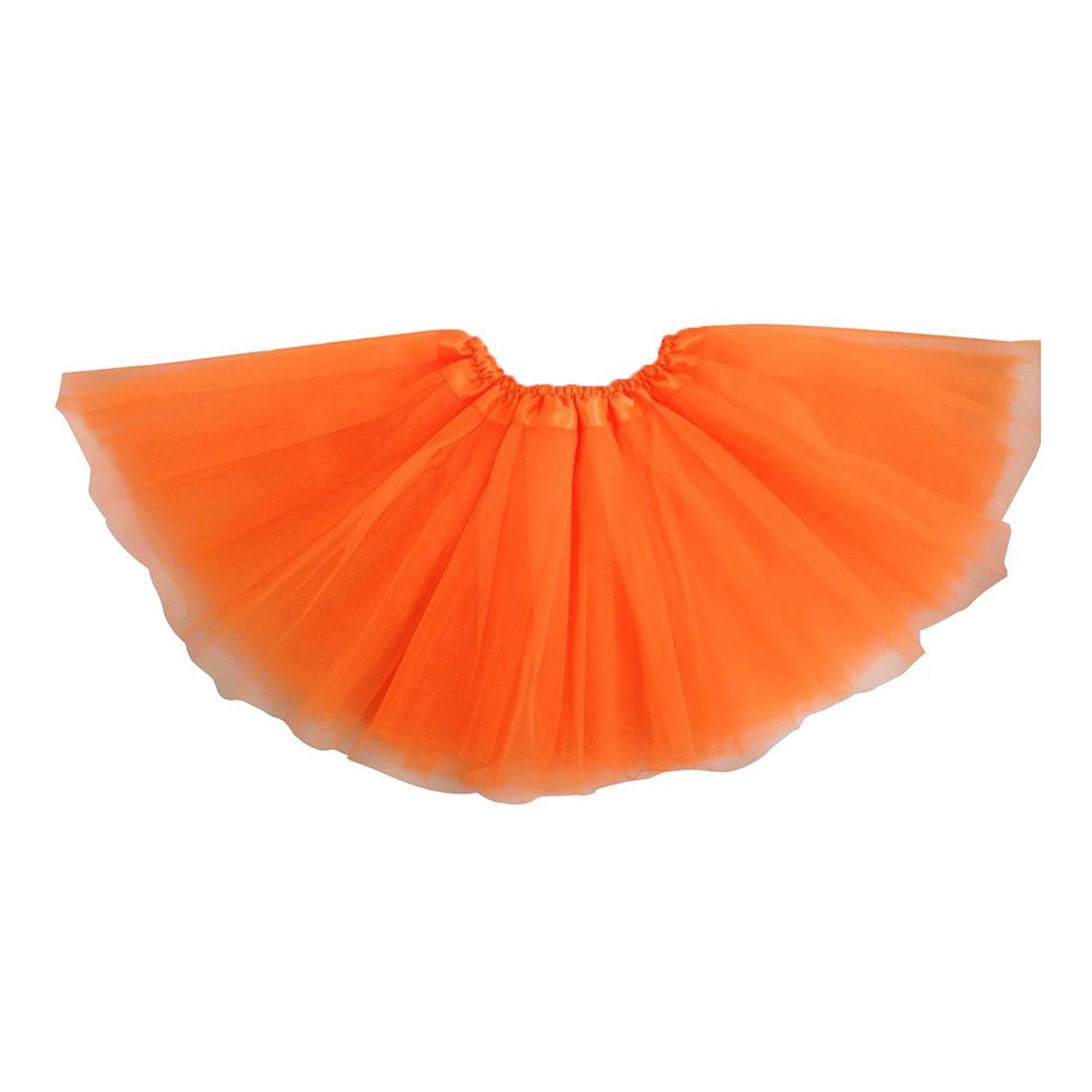 girls Modern ballet Fairy tutu skirt orange