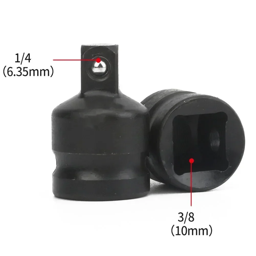 Pipeadapter adaptersett til slagpipe 1/2 til 3/8 3/8 til 1/4 3/4 til1/2 bil bil sykkelreparasjon garasje håndverktøy: Himmelblå