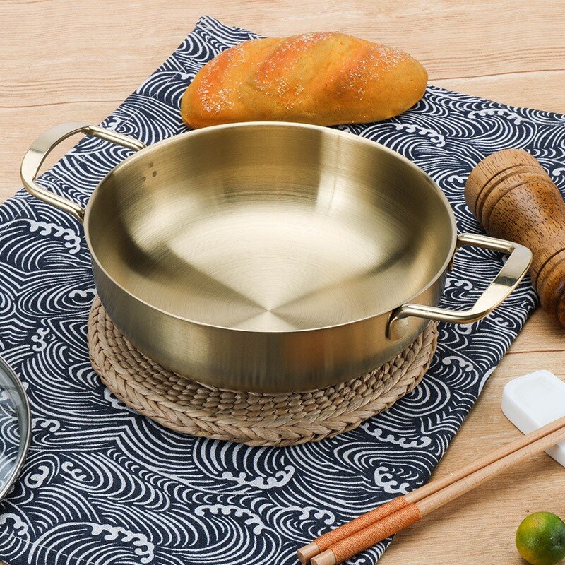 Mini Chef's Spanish Seafood Pot Stainless Steel Everyday Pan Cookware - Pot Cooking Accessories