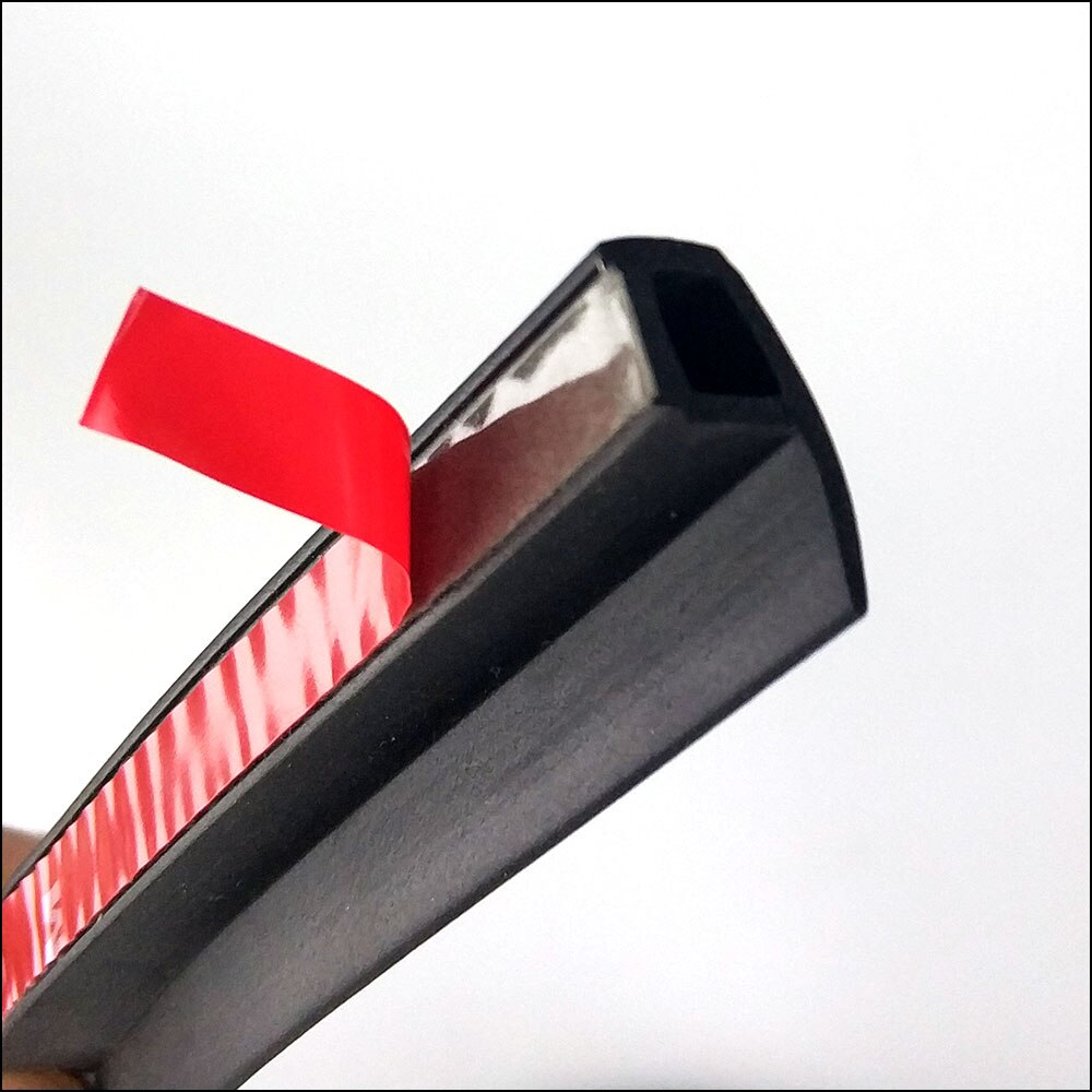 6 Meter/pcs Auto Deur Afdichting Strip P B D Z type auto geluidsisolatie afdichting rubber strip anti Noise Rubber tochtstrip