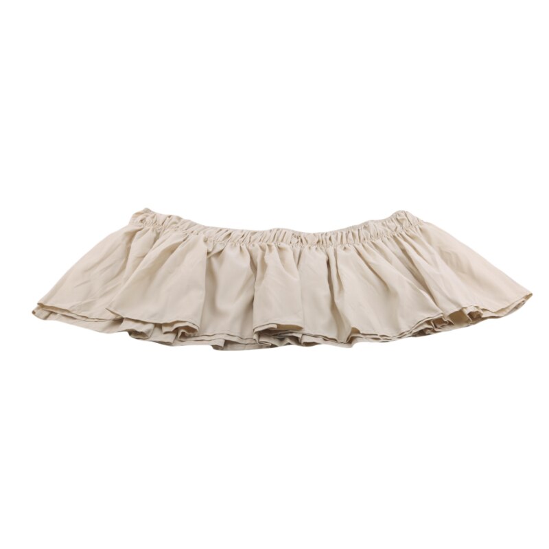 Seng nederdel hvid wrap omkring elastiske seng nederdele uden seng overflade soveværelse dekorationer 6 farver: Beige