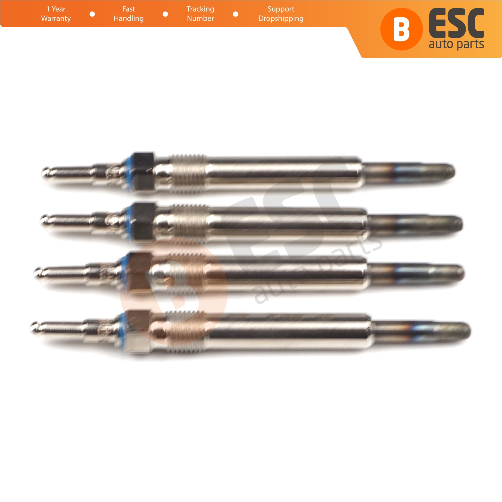 Esc auto parts egp 3-1 4 stuks gloeibougies voor mercedes-benz, snelle verzending  gx119, 0100226258, 88900724, 11591501, 11591601