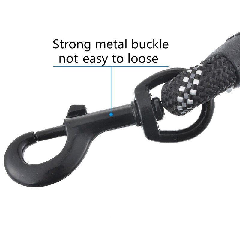 Reflekterende stor hundesnor nylonreb løbebånd til kæledyr, sporbånd lang blyhund bjergklatrereb til mellemstor hund