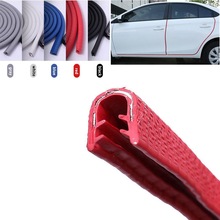 Tira de sellado de goma para coche 3/5/10/15M, accesorios para coche en forma de U, sellos de goma antiruido para automóviles, tiras de sellado a prueba de polvo, estilo de coche