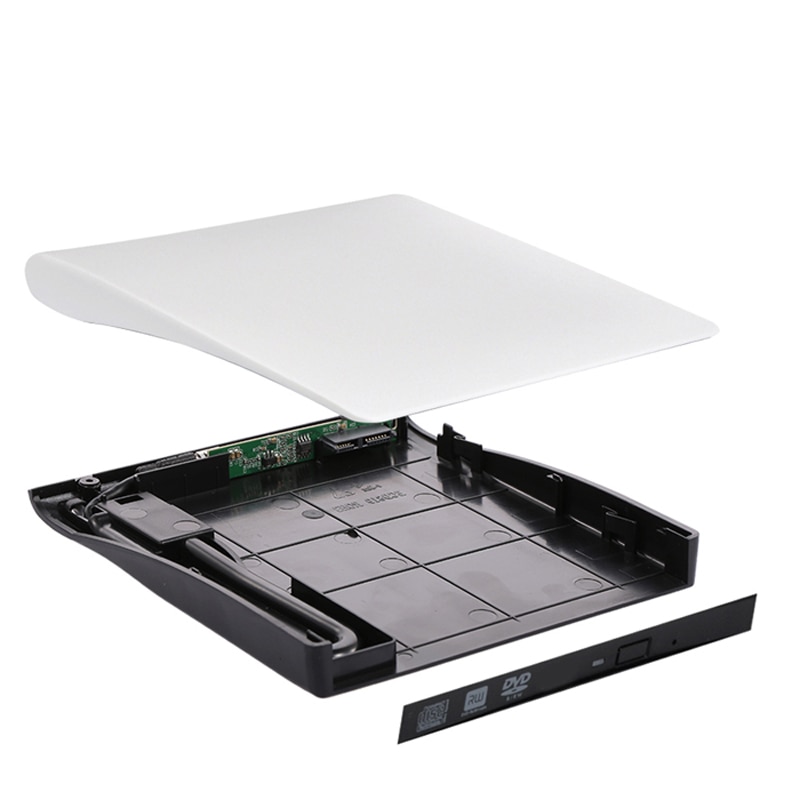 Caja de unidad óptica SATA USB 9,0, 9,5/12,7/3,0mm, carcasa externa para móvil, DVD/CD-ROM, portátil, sin unidad