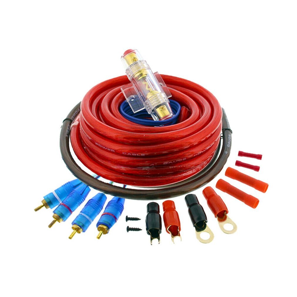 Awg 8 Amplifier Power Cable Amplifier Subwoofer Cable Set Cable Kit Car Hifi Subwoofer Cable Car Accessories