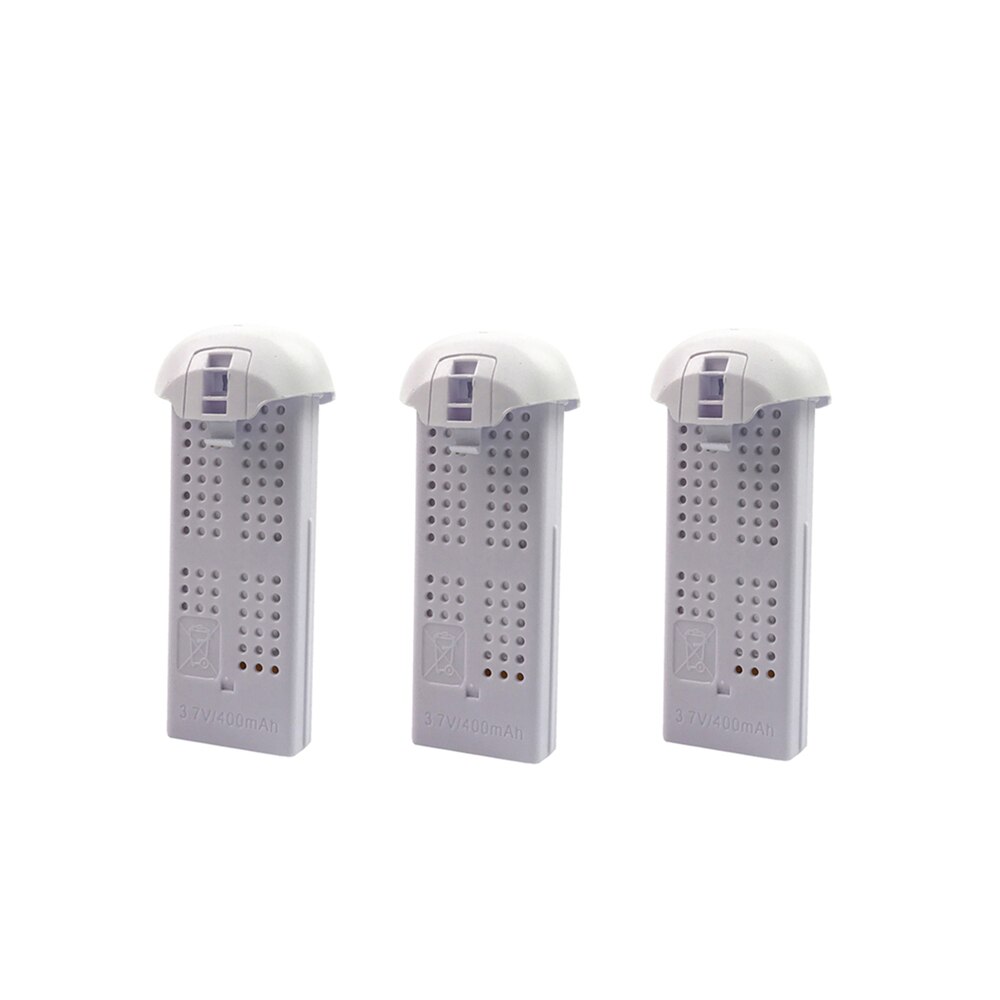 Syma-batería Lipo X22 / X22w Original para Dron, batería de 3,7 V y 400mAh con cargador, recambios de cargador, accesorios para cuadrirrotor RC, batería de 3,7 V y 400mAh: 3White