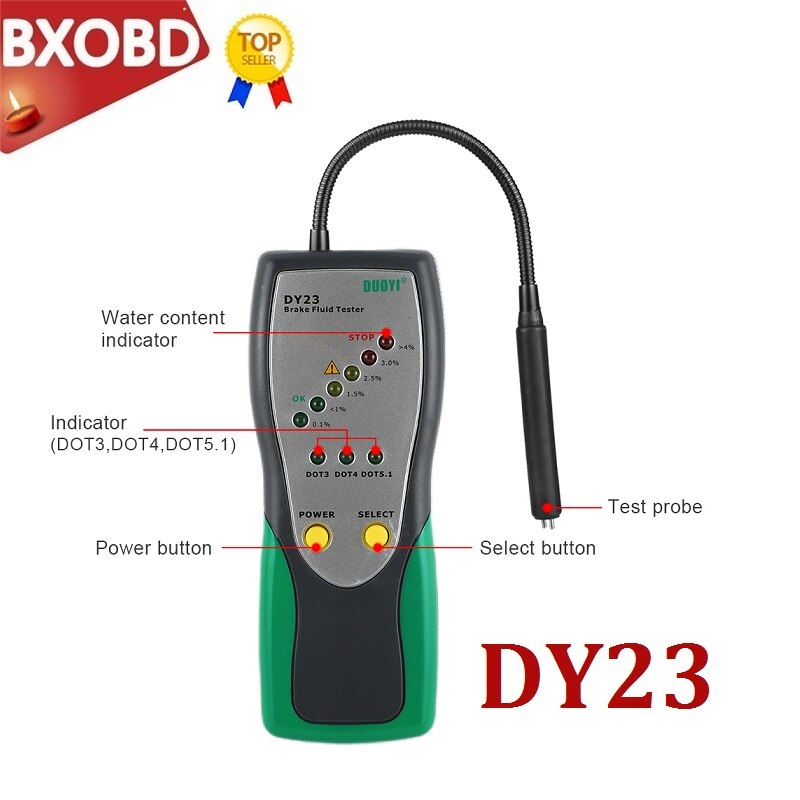 Car Brake Fluid Tester DY23 Accurate Test Automotive Brake Fluid Water Content Check Universal Oil