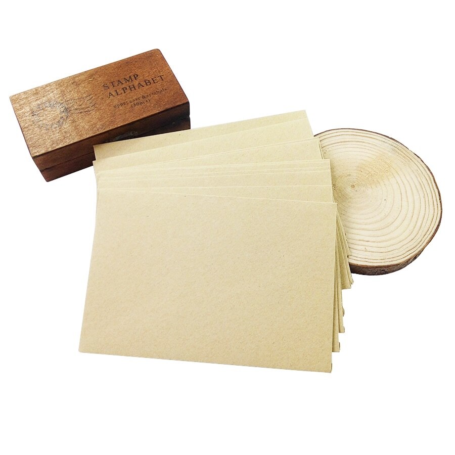 50 Pcs/lot Simple Brown Kraft Paper Envelope DIY Multifunction envelope card envelope For Thanks Invitations