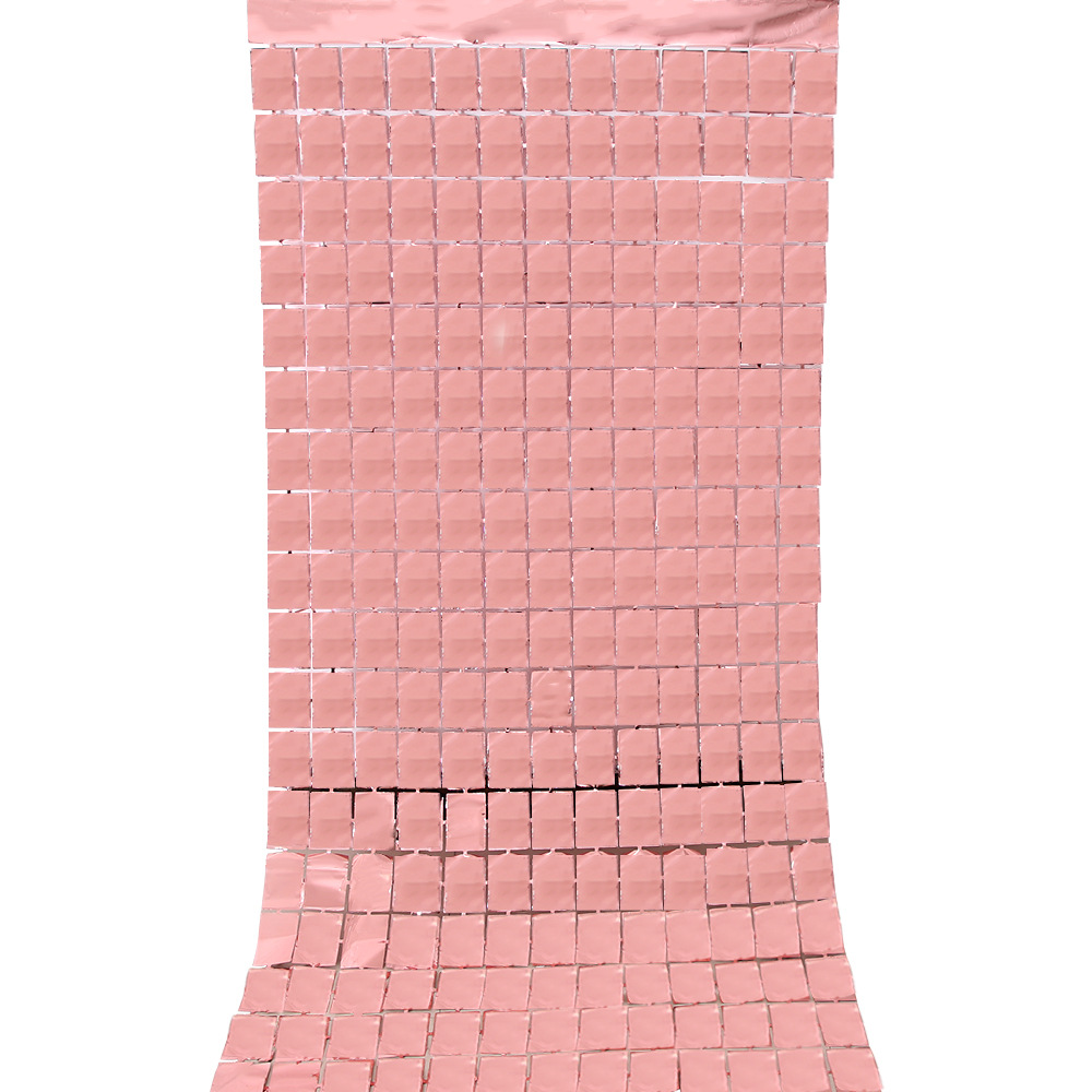 2M Bachelorette Party Backdrops Birthday Party Decorations Birthday Wedding Backdrop Decorations Wall Background Party Curtain: Rose gold