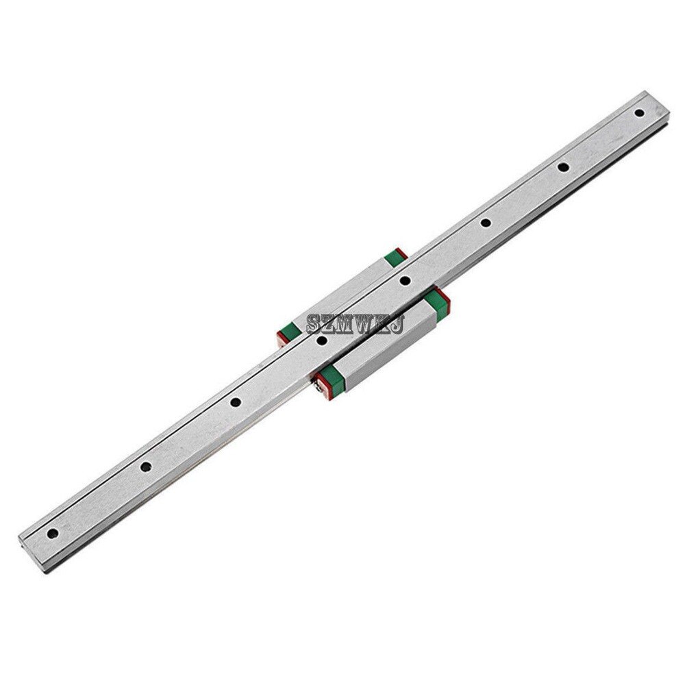 Mgn 12h geleider lineaire rail cnc miniatuur slede schuifblok wagen 100 200 300 400 500mm mgn 12 12mm voor 3d printer onderdeel diy
