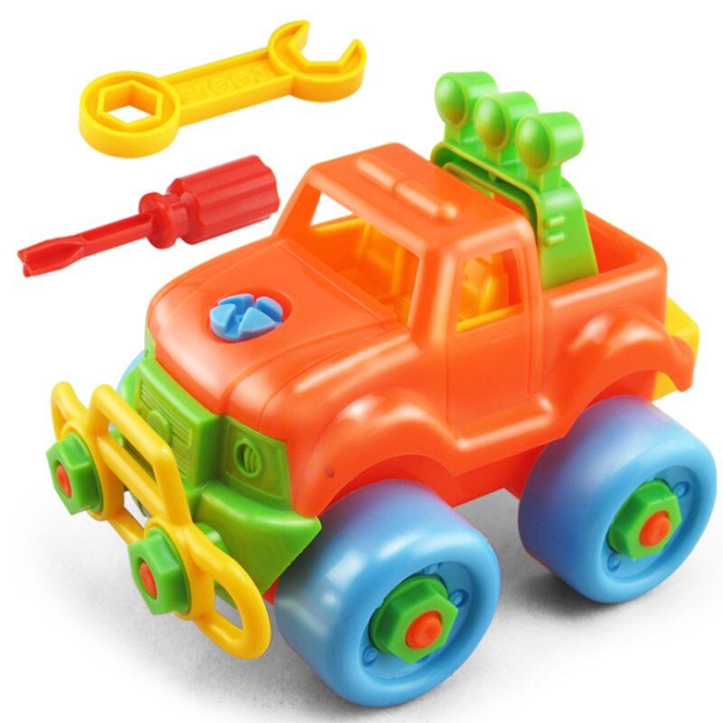 Kinderen Educatief Hands-On Diy Auto Speelgoed Demontage Off-Road Voertuig Auto Kids