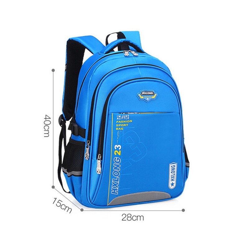 Mais novo crianças sacos de escola para meninas meninos escola mochila preto mochilas escola primária crianças grande mochila escolar: small sky blue