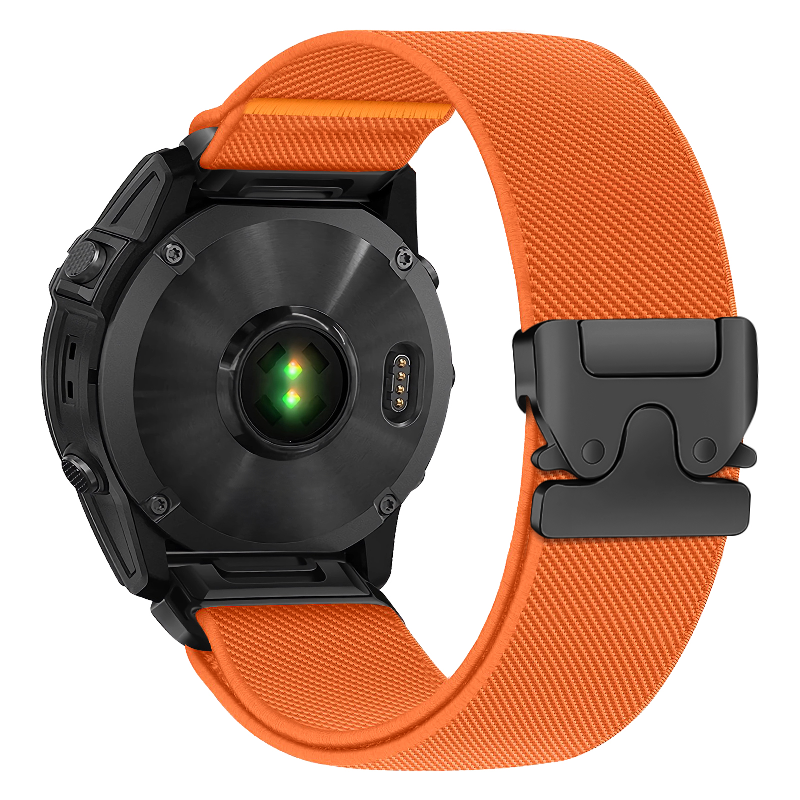 Garmin 22mm quickfit Strap for garmin Fenix 8 7X 7 6X 6 5X 5Plus Venu 3 Tactix 7 Parachute Nylon bracelet Fenix 8 7x 7 band 47mm: Coal Black / 14mm
