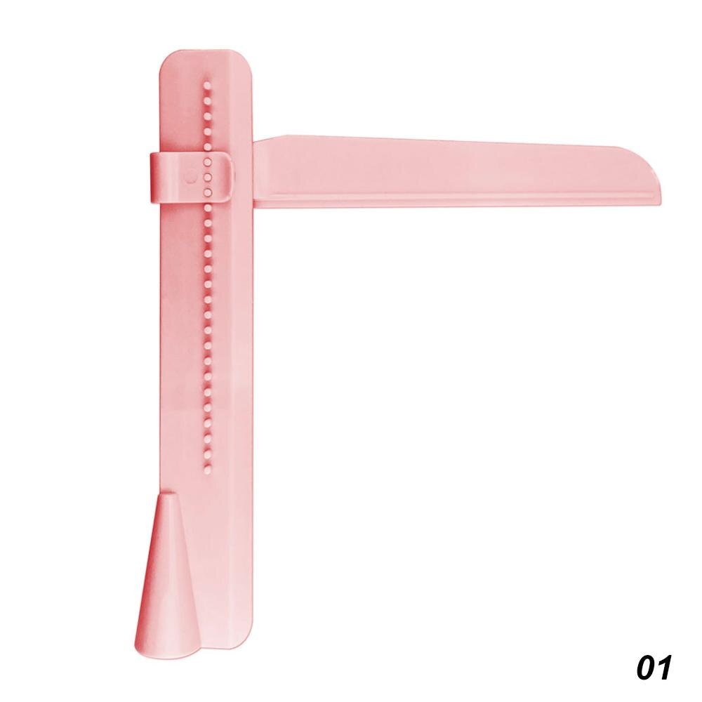 Wiederverwendbarer, verstellbarer tortenglätter, schaber, Fondant-werkzeug, küchenbackzubehör, diy-werkzeuge, küchentortenzubehör: Rosa
