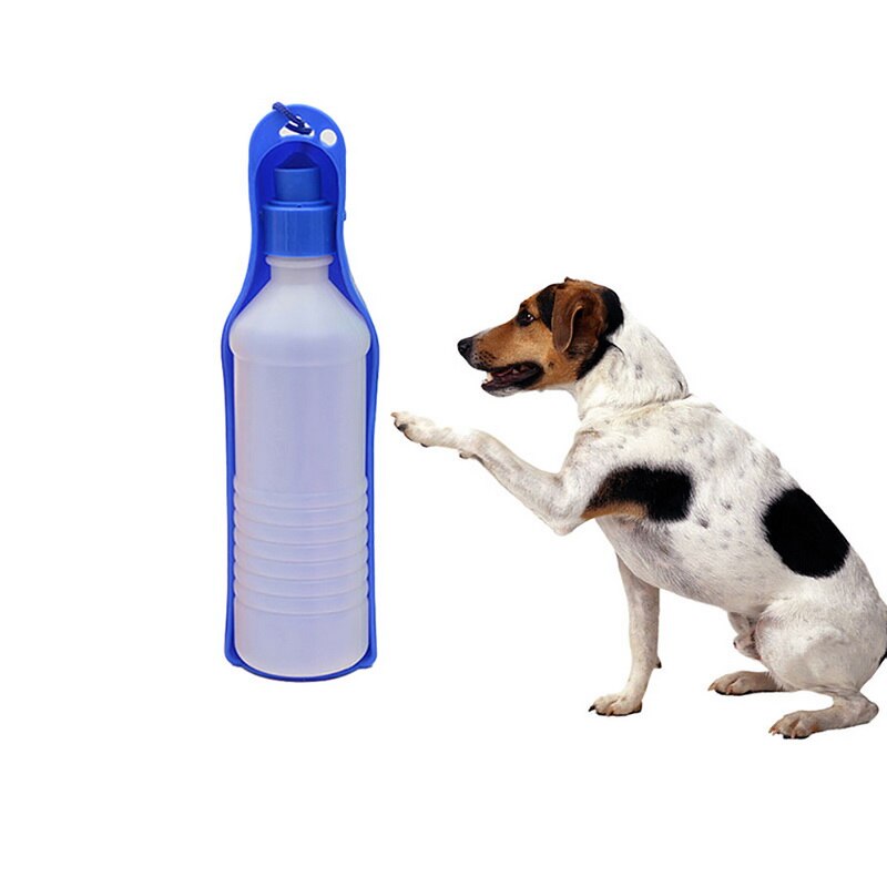 Huisdier Opvouwbare Drinker 500 Ml/250 Ml Hond Kat Drinken Kom Pet Travel Drinker Plastic Waterfles Outdoor reizen Draagbare Fles