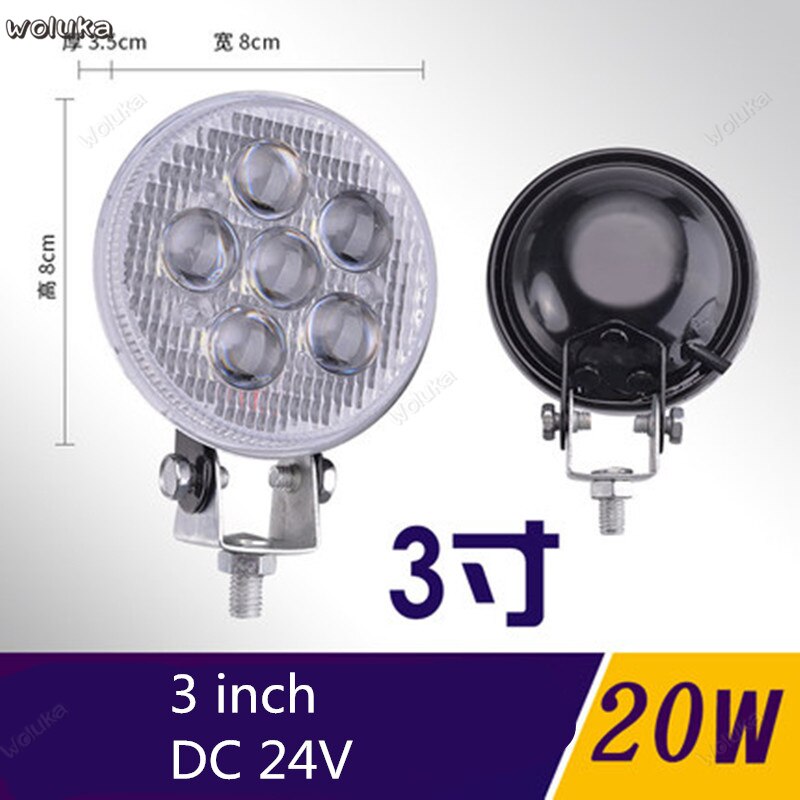 LED truck spotlight car 12V 24V super bright fog light reversing light tractor modified long strip spotlight CD50 Q04: A