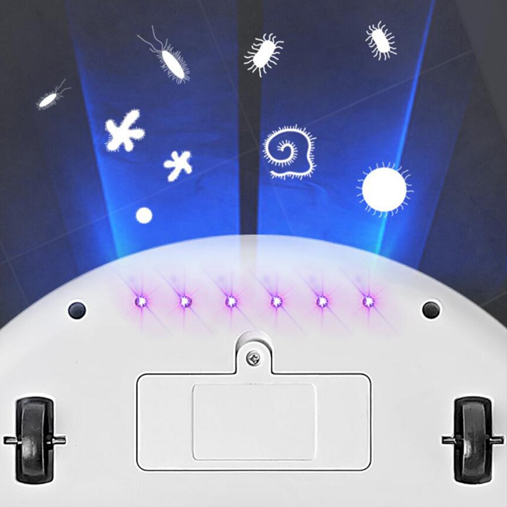 2x Robot Vacuum Cleaner Automatic Smart Robotic Vacuum Hardwood Floors