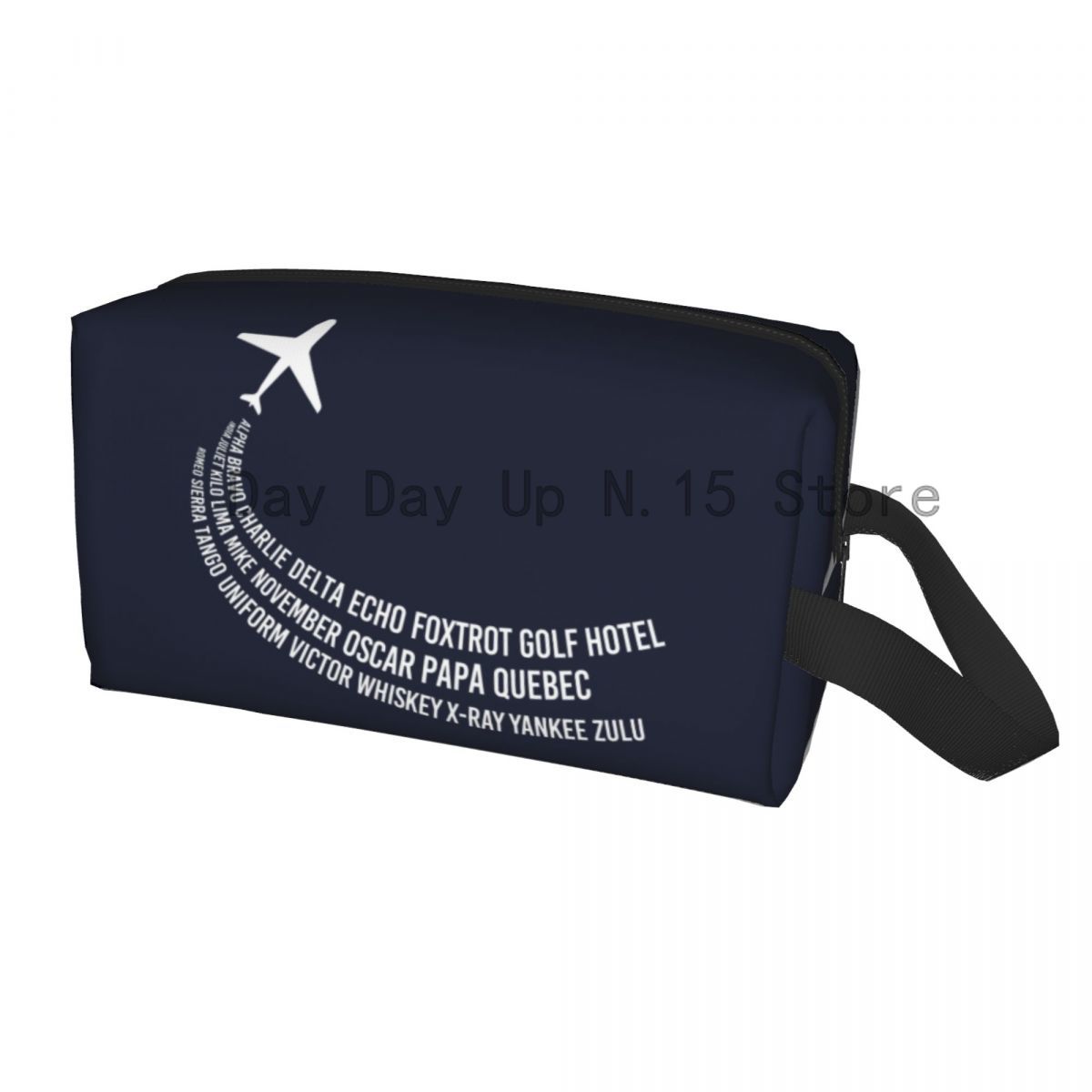 Pilot Captain Stripes Cosmetic Bag Large Capacity Aviation Airplane Aviator Makeup Case Beauty Storage Toiletry Bags: army green